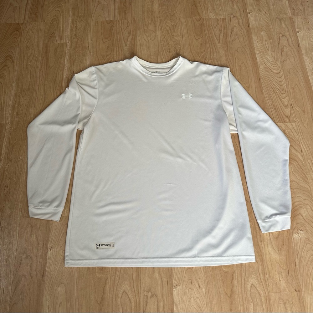 Under Armour Tactical Tech White Long Sleeve Shirt